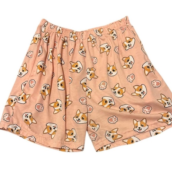 Cute Corgi Print Shorts - Picture 1 of 3